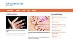 Desktop Screenshot of kukucantik.com