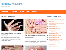 Tablet Screenshot of kukucantik.com